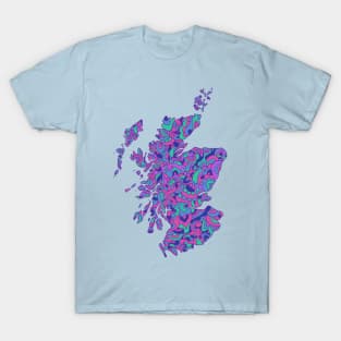 Scotland Map T-Shirt